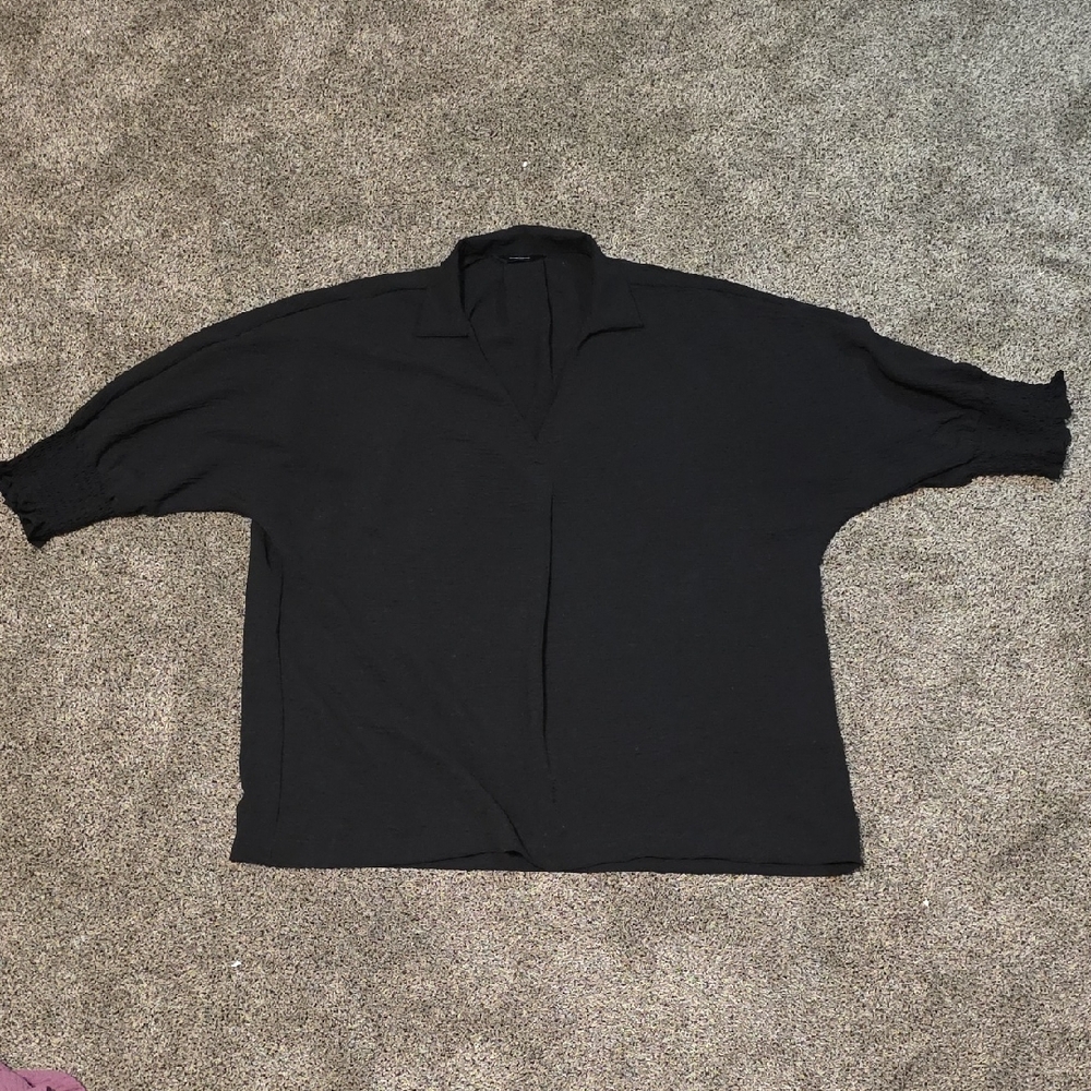 Elegant Black Women's Blouse